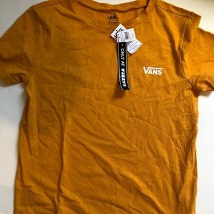 NWT yellow vans T-shirt